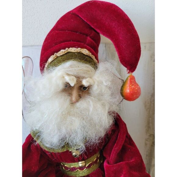 Mark Roberts fairy partridge tree medium pear 20" decor Xmas - Picture 2 of 8